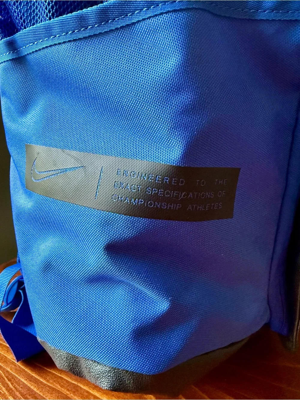 Nike Elite Hoops Backpack with Custom Spokane Hoopfest Logo Royal Blue